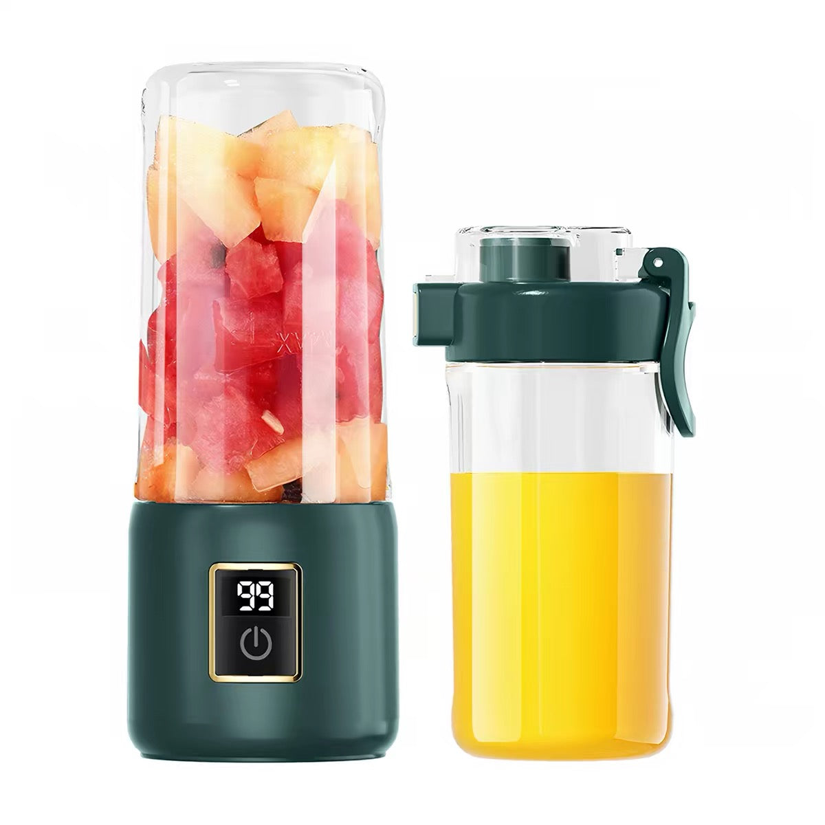 Green portable blender